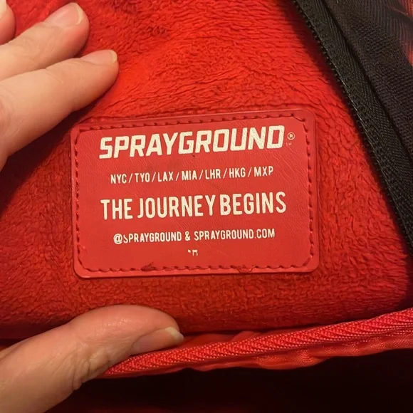 Sprayground Shark Fire Backpack - Picture 5 of 5